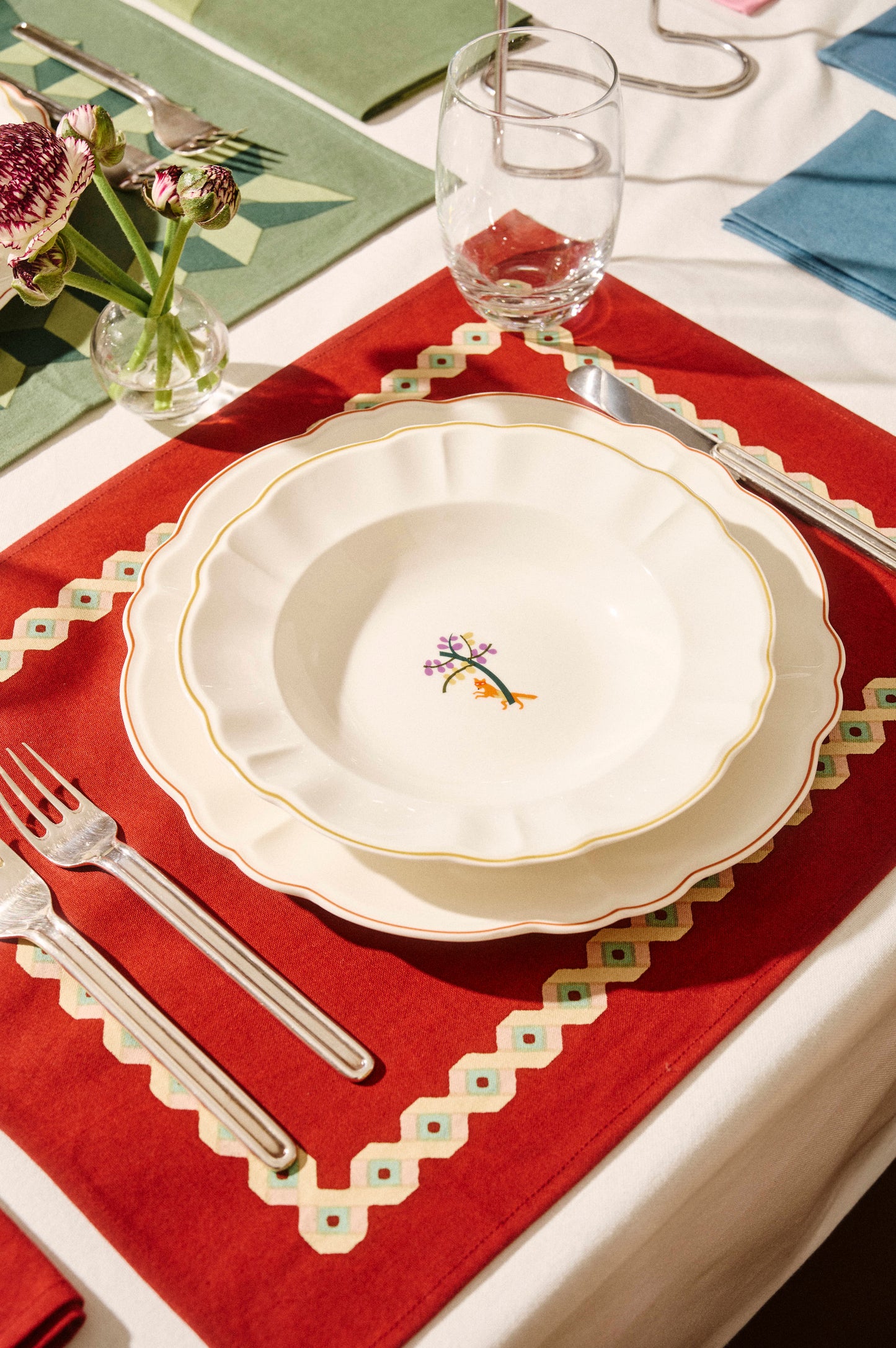 TABLEMAT IN CANVAS "FUSAROLA"