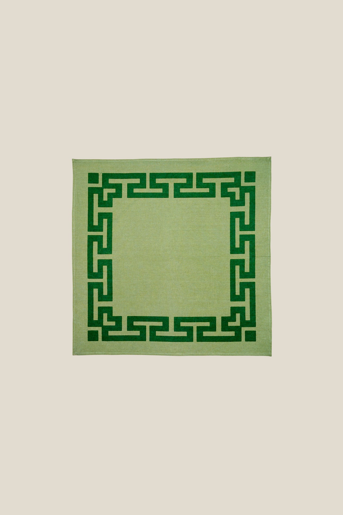 TOVAGLIOLI "LABIRINTO" - VERDE - SET DA DUE
