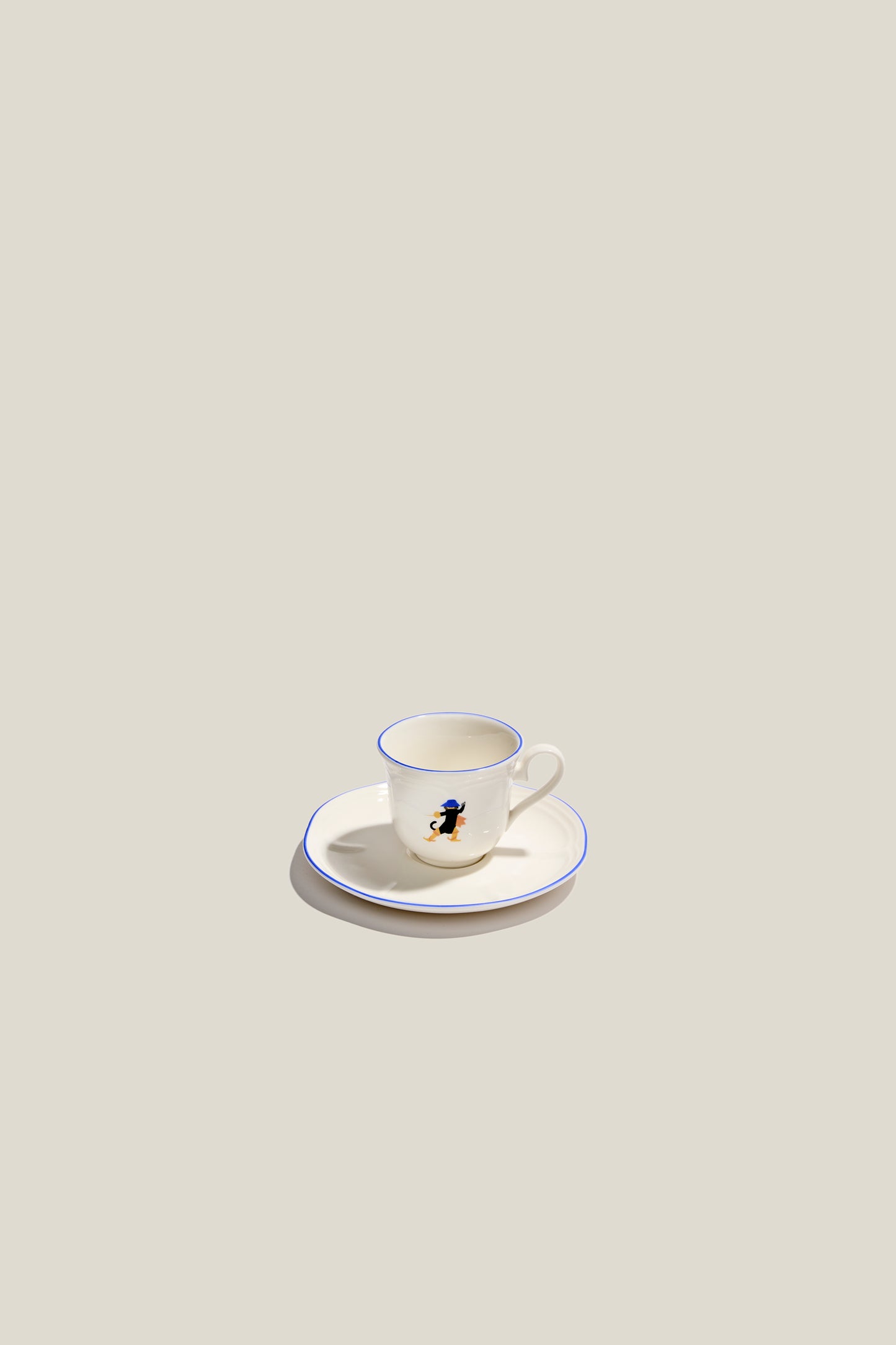 SET 4 TAZZINE CON PIATTINO