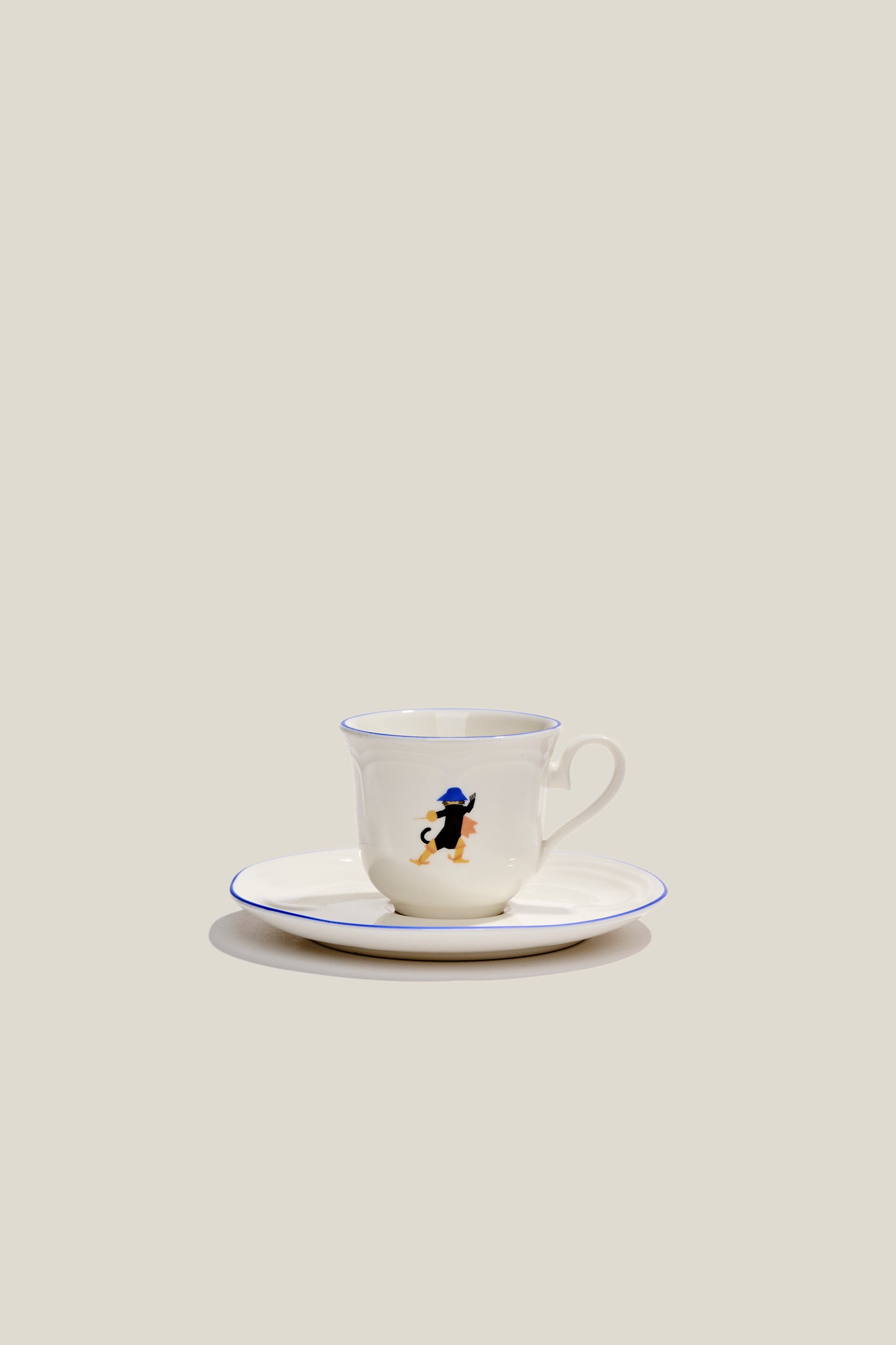 SET 4 TAZZINE CON PIATTINO