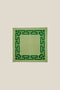 TOVAGLIOLI "LABIRINTO" - VERDE - SET DA DUE