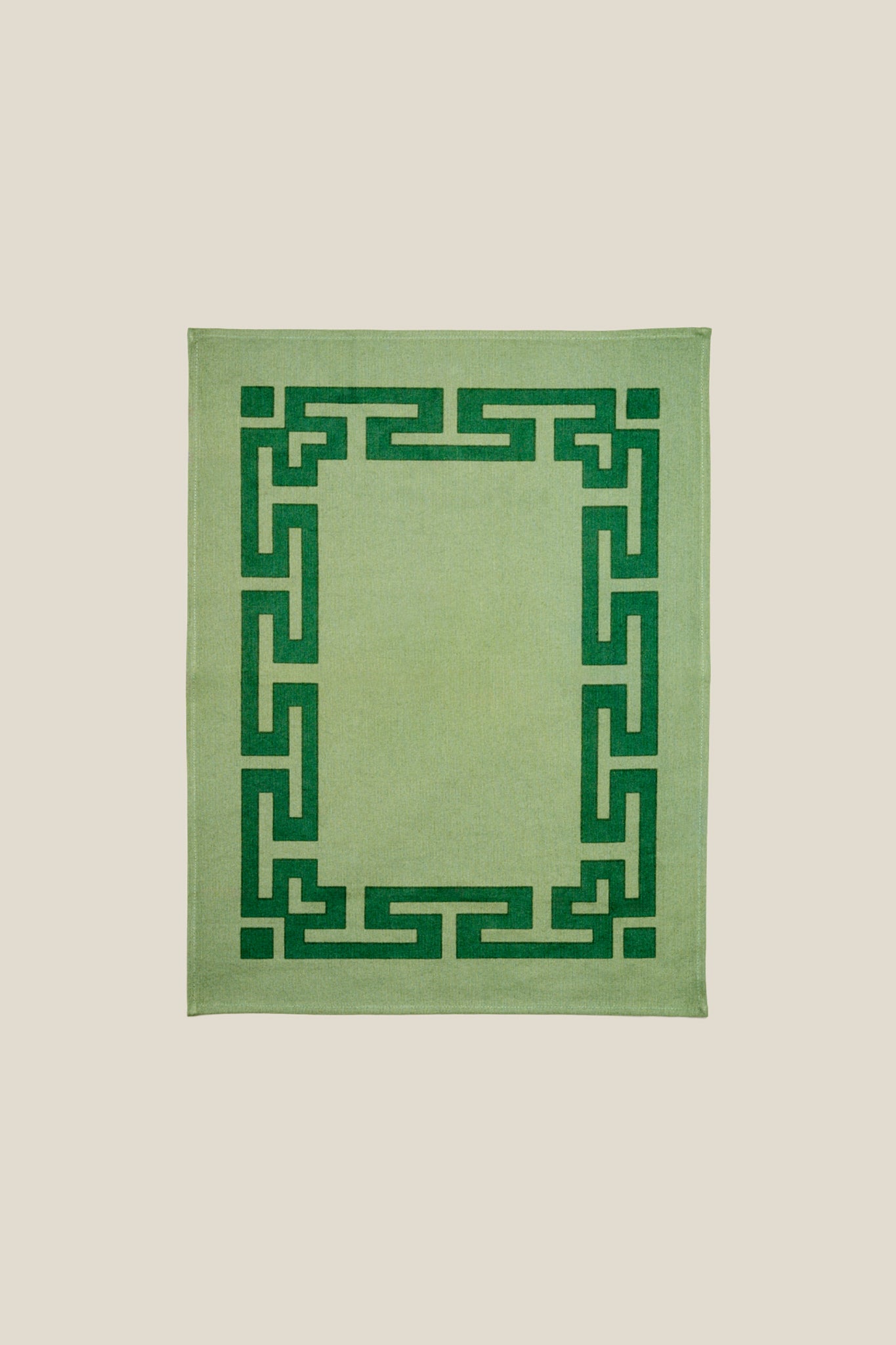 TABLEMAT IN CANVAS "LABIRINTO" - VERDE