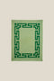 TABLEMAT IN CANVAS "LABIRINTO" - VERDE